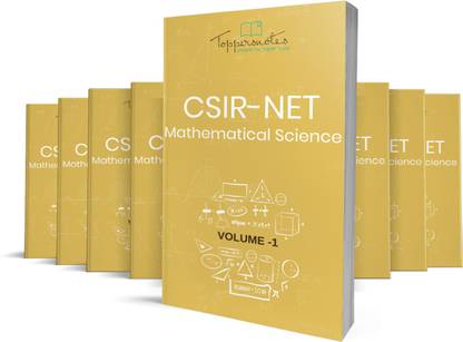 CSIR-NET Mathematical Science Exam Handwritten Notes Vol 1-8 In English