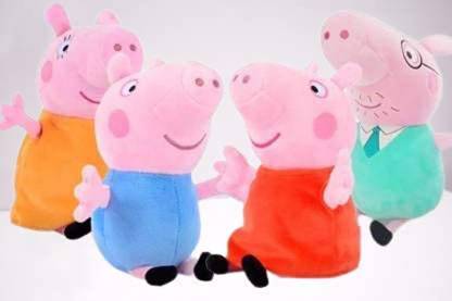 Skytrapper Small Peppa Pig Family Set for Kids to Play Peppa Game  - 30 cm