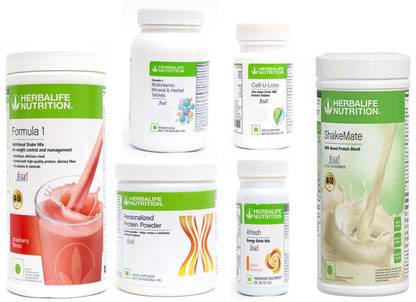 Herbalife Nutrition FORMULA1STRAWBERRYPROTIEN200GAFRESHENERGYDRINKPEACHSHAKEMATE500GCELLU LOSS F2 Whey Protein