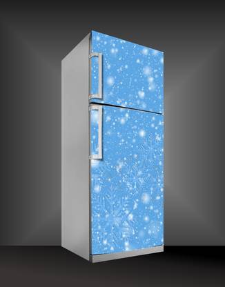 ColorsGraphics 60 cm Christmash Snowflake And Fallen Wallpaper Self Adhesive Sticker