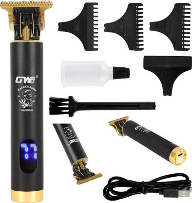 GW PRO RECHARGEABLE USB Professional Hair Clipper power indicator G W-9714 Trimmer 90 min  Runtime 2 Length Settings