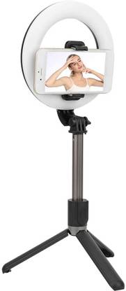ENMORA Selfie Stick with Led Fill Light L16 Monopod Kit