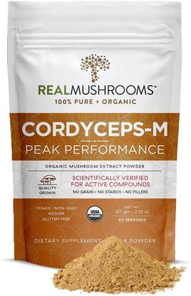 Real Mushrooms Cordyceps Mushroom Extract Powder - 60G