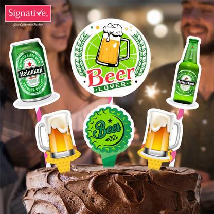 Signative CAKE DECORA - BEER Cake Topper