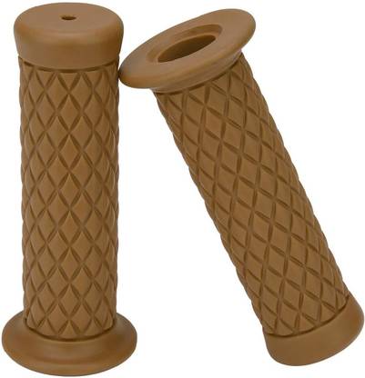 TRP Traders 7/8" Universal Motorcycle Handle Bar hand Grips Anti-Slip Rubber Grip yellow Handle Bar Grip For Universal For Bike Universal For Bike