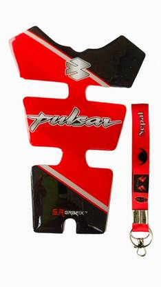 SAFETY ZONE Baja pulsar tank pad red.black 03 Bike Tank Pad