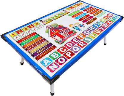 Aarvee Kids Alphabet & Numbers Board/ Study Table with Folding Stand Educational Board Games