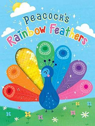 Peacock's Rainbow Feathers - Touch and Feel Board Book - Sensory Board Book  - Peacock's Rainbow Feathers - Touch and Feel Board Book - Sensory Board Book