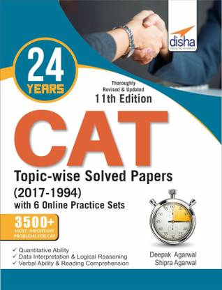 24 Years Cat Topic-Wise Solved Papers (2017-1994) with 6 Online Practice Sets