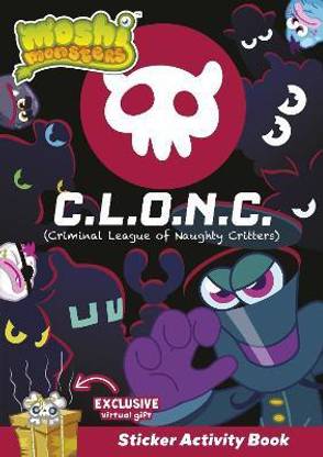 Moshi Monsters C.L.O.N.C Sticker Activity