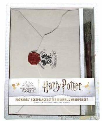 Harry Potter: Hogwarts Acceptance Letter Journal and Wand Pen Set