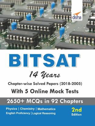 Bitsat 14 Years Chapter-Wise Solved Papers (2018-2005) with 5 Online Mock Tests