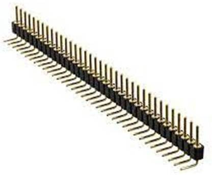 R&D 40 PIN 2.54 MM PCB PIN MALE PIN HEADERS BERG STICK (PACK OF 5) Buret