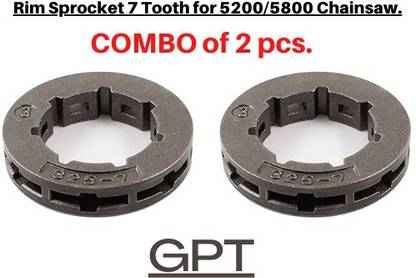 GPT Metal Chain Saw Rim Sprocket 7 Tooth for 5200/5800 Chainsaw Corded & Cordless Chainsaw