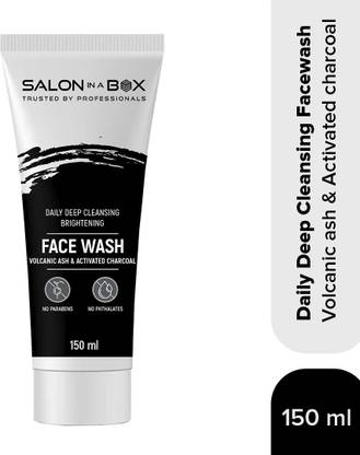 Salon In A box Daily Deep Cleansing and Brightening Charcoal Face Wash