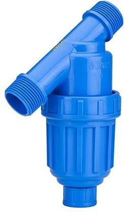 Jain Irrigation Systems 3/4" Super Flow Y Screen Filter (Blue) Drip Irrigation Kit