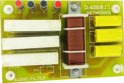 Pcb And Electronics D-450/8ohms IMPORTED CROSSOVER NETWORK PLATE FOR HIGH FREQUENCY AUDIO FILTER Electronic Components Electronic Hobby Kit
