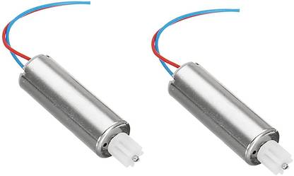 INVENTO 2pcs 3.7V 8x20mm 0820 Micro Coreless High Speed 39000 RPM Motor with 9 teeth Automotive Electronic Hobby Kit