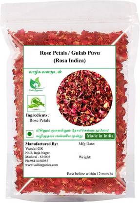 Valli Organics Rose Petals | Desi Gulab 50gm