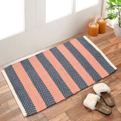 peacock decor Cotton Floor Mat