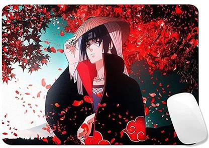 autoformonix Anime Itachi RED Gaming Mouse PAD Non Slip Base Dual Sided Mousepad