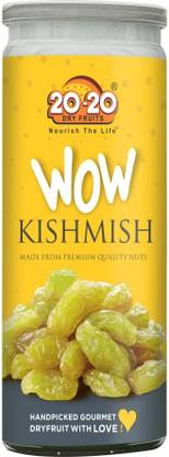 20-20 DRY FRUITS WOW Raisins Kishmish - Seedless , Dry Grapes - 200g Raisins