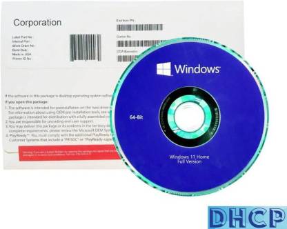 dhcp Windows 11 home OEM Dvd Pack WIN 11 Home DVD