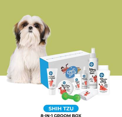 Captain Zack The Shih Tzu Groom Box, 2.2kg Pet Spa Kit