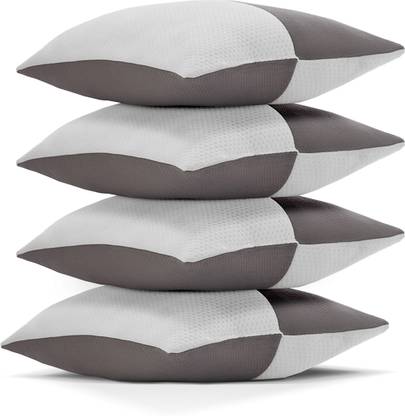 LA VERNE Microfibre Sleeping Pillow Pack of 4 Geometric LUXURY