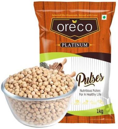oreco White Kabuli Chana (Whole) (Chholey/ White Chana/ Chick Pea, 1Kg Pack)