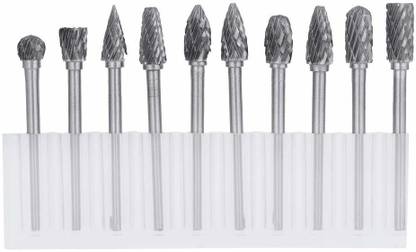 kts12 10 pieces Tungsten Carbide Rotary Burr SET Rotary Tool