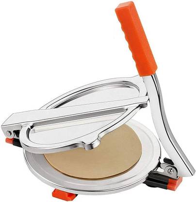 RSPTJM Puri Maker Press Machine with Handle, Manual Steel Press, Papad/Chapati maker Roti and Khakra Maker
