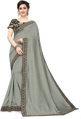 Omstar Fashion Bollywood Pure Silk Saree with Unstitched Blouse