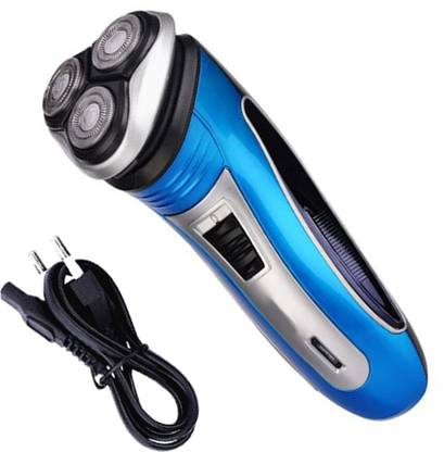 DXCE Kemei Rechargeable Triple Floating Electric Razor Shaver Beard Trimmer Trimmer 40 min  Runtime 1 Length Settings