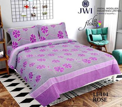 144 TC Polycotton Double Bedsheet