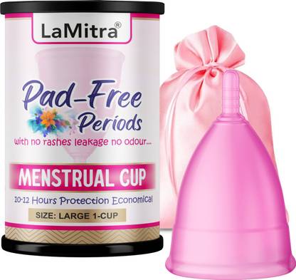LAMITRA Large Reusable Menstrual Cup