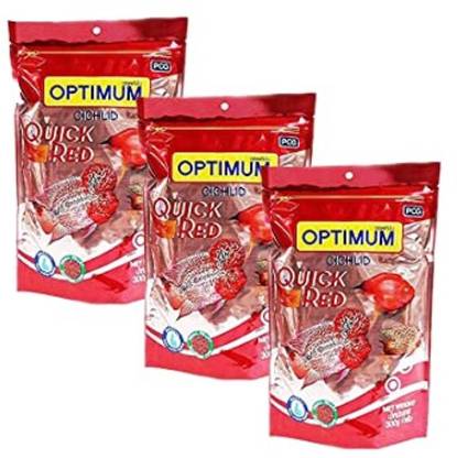 Optimum Optimum Cichlid Quick Red Small Floating Pellets 300g 0.9 kg (3x0.3 kg) Dry Young Fish Food