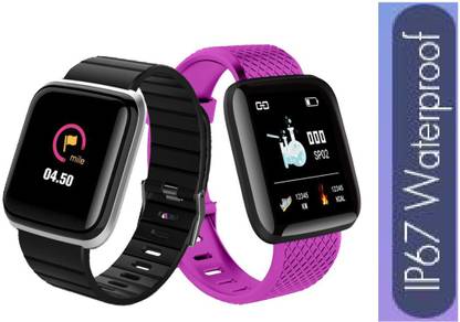 Stybits AQ400/ID116 PLUS STEP TRACKER MULTI SPORTS SMART WATCH BLACK(PACK OF 1) Smartwatch