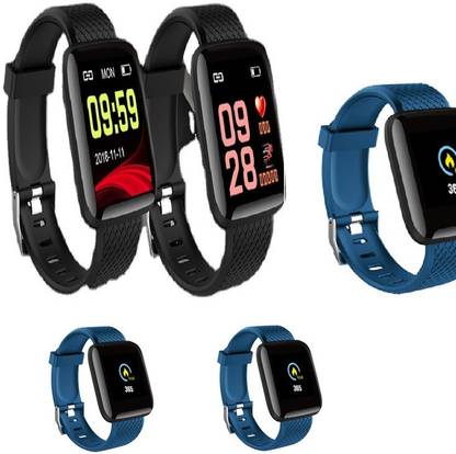Bymaya JQ183-ID116 ADVANCE STEP TRACKER SLEEP TRACKER SMART WATCH BLACK(PACK OF 1) Smartwatch