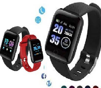 Bymaya JQ114-ID116 ULTRA STEP TRACKER SLEEP TRACKER SMART WATCH BLACK(PACK OF 1) Smartwatch
