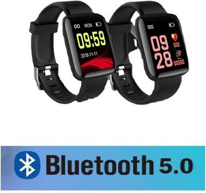 Bymaya JQ563-ID116 PRO MAX FITNESS TRACKER MULTI FACES SMART WATCH BLACK(PACK OF 1) Smartwatch