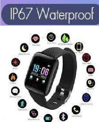 Ykarn Trades AQ420/ID116 MAX HEART RATE SLEEP TRACKER SMART WATCH BLACK(PACK OF 1) Smartwatch