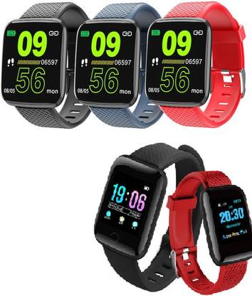 Bymaya JQ29-ID116 ULTRA HEART RATE MULTI FACES SMART WATCH BLACK(PACK OF 1) Smartwatch