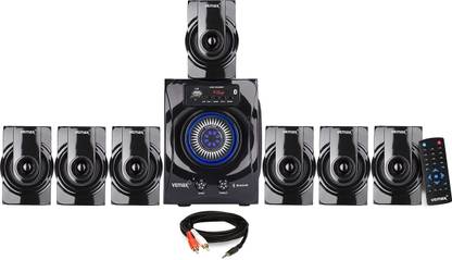 Vemax Mist 7.1 System with FM, AUX, USB, Bass & Treble Control 45 W Bluetooth Home Theatre