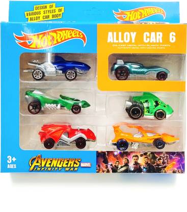 MABS Avengers Hotwheels Limited Edition (Pack Of 6)