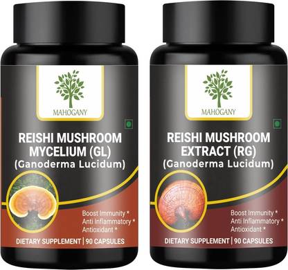 MAHOGANY Ganoderma Extract Capsules (RG & GL)