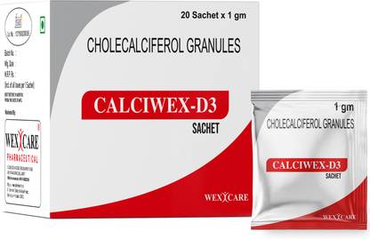 wexcare Vitamin D3 (Cholecalciferol Granules) 60000IU