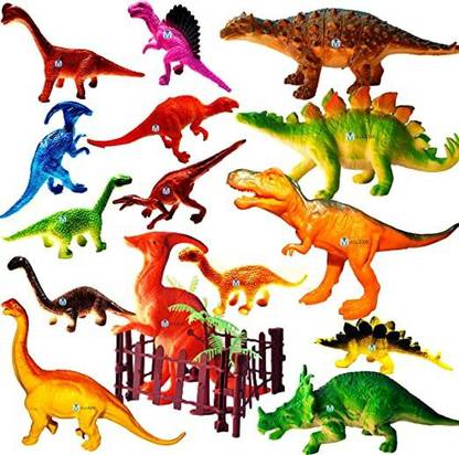 gofii Different Species Dinosaur Animal Figurines Set of 12PC