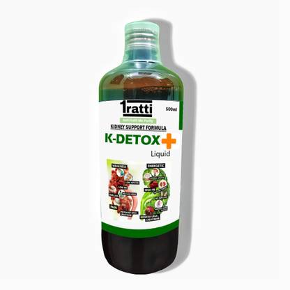 1Ratti - RATTI RATTI ME PURITY 1Ratti K-Detox Plus Syrup - A Complete Formula for Kidney Wellness (Sugar Free)