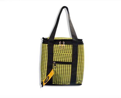 Mandana Polyester Compact Insulated Lunch Bag for Unisex Adults Multicolor Waterproof Lunch Bag